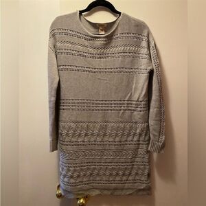 SUNDANCE Gray Sweater Dress Women's Size Small